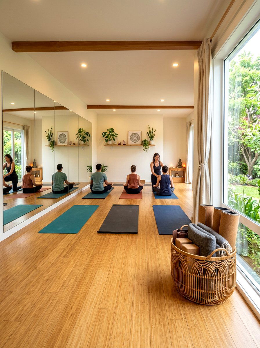 Calm yoga studio - 30 calm minimal decor ideas