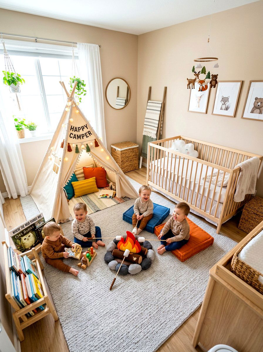 Campfire Play Set - 30 woodland nursery ideas