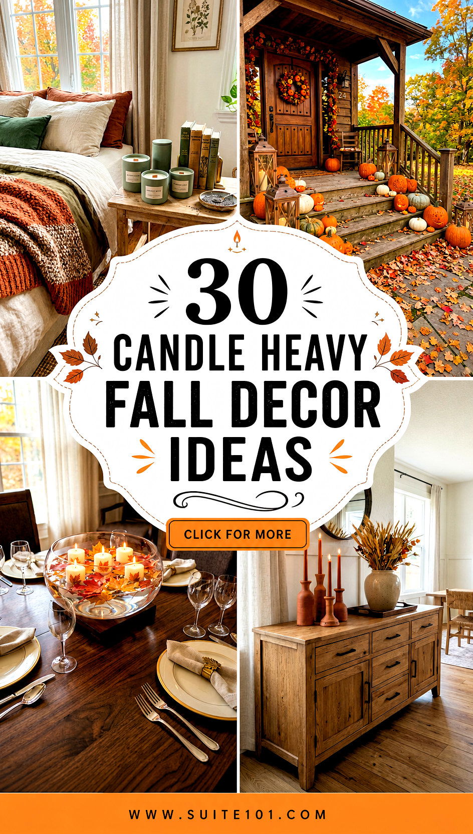 Candle Heavy Fall Decor Ideas Cozy 30 Styling Ideas Today - Candle Heavy Fall Decor Ideas: Cozy 30 Styling Ideas Today