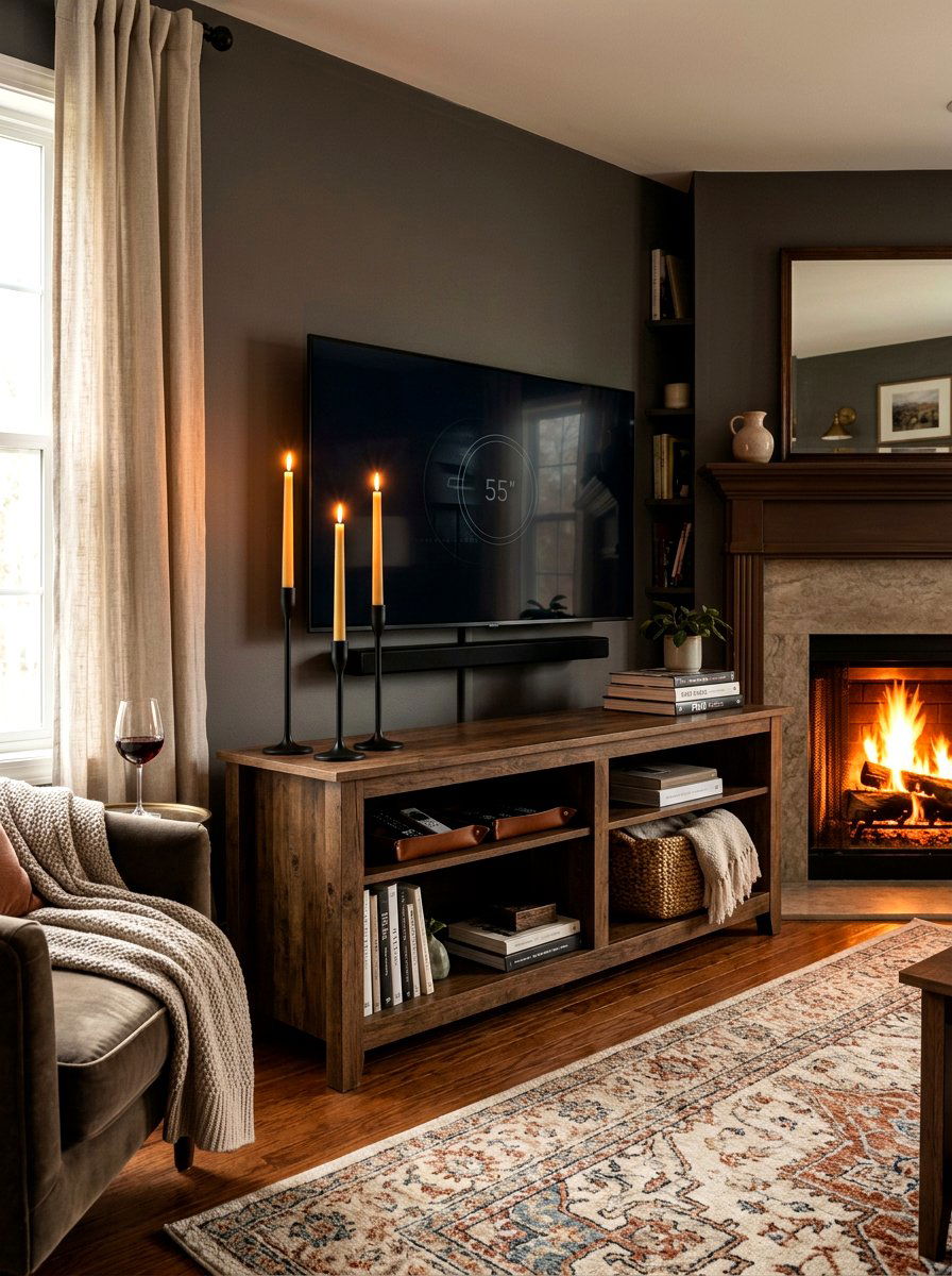Candle Holders On Media Console - 30 media console styling ideas