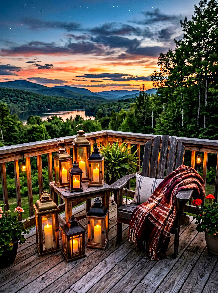 Candle Lanterns - 30 patio lighting ideas