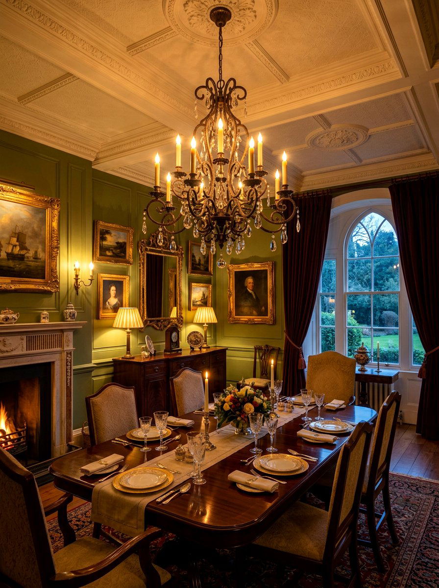 Candle Style Chandelier - 30 dining room lighting ideas