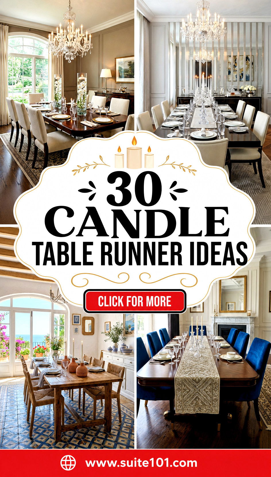 Candle Table Runner Ideas 30 Easy Centerpieces for Dinner - Candle Table Runner Ideas: 30 Easy Centerpieces for Dinner
