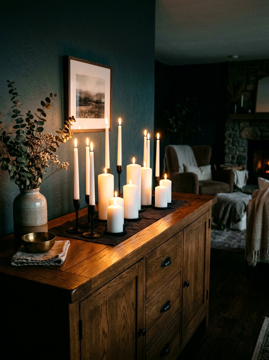 Candlelight Ambiance - 30 buffet table styling ideas