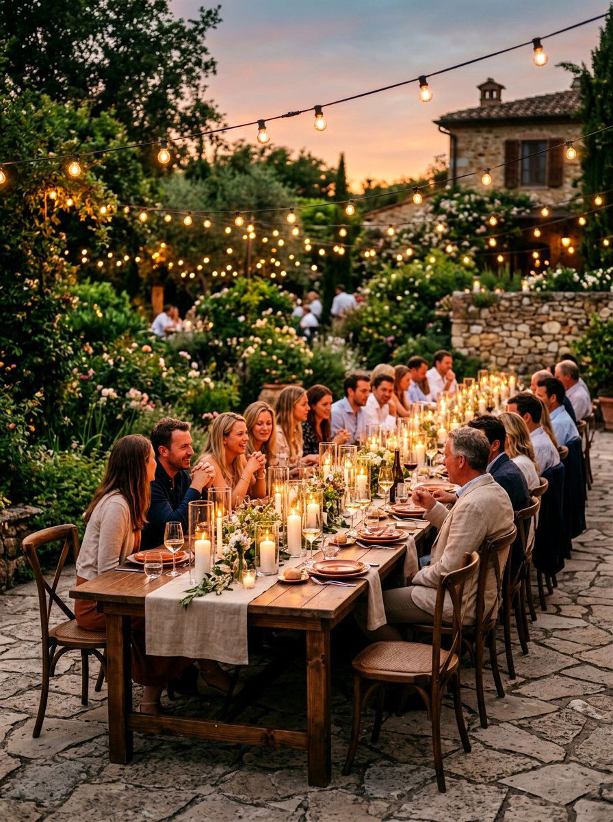 Candlelight patio - 30 twilight patio decor ideas