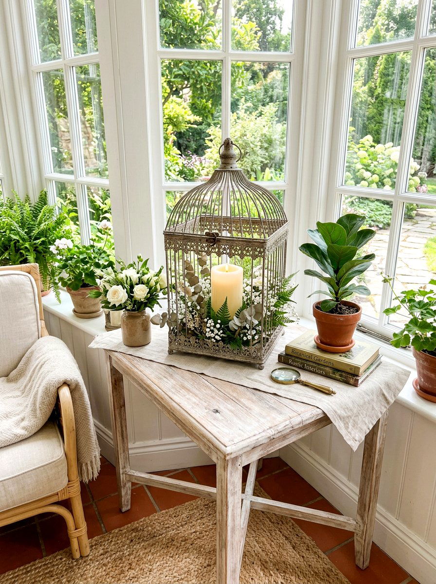 Candles In Birdcage Decor - 30 candle decor ideas