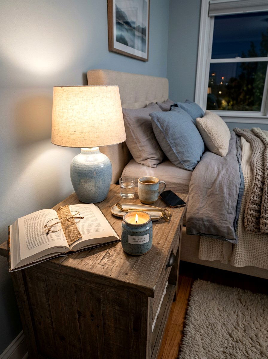 Candles On Bedroom Nightstand - 30 candle decor ideas