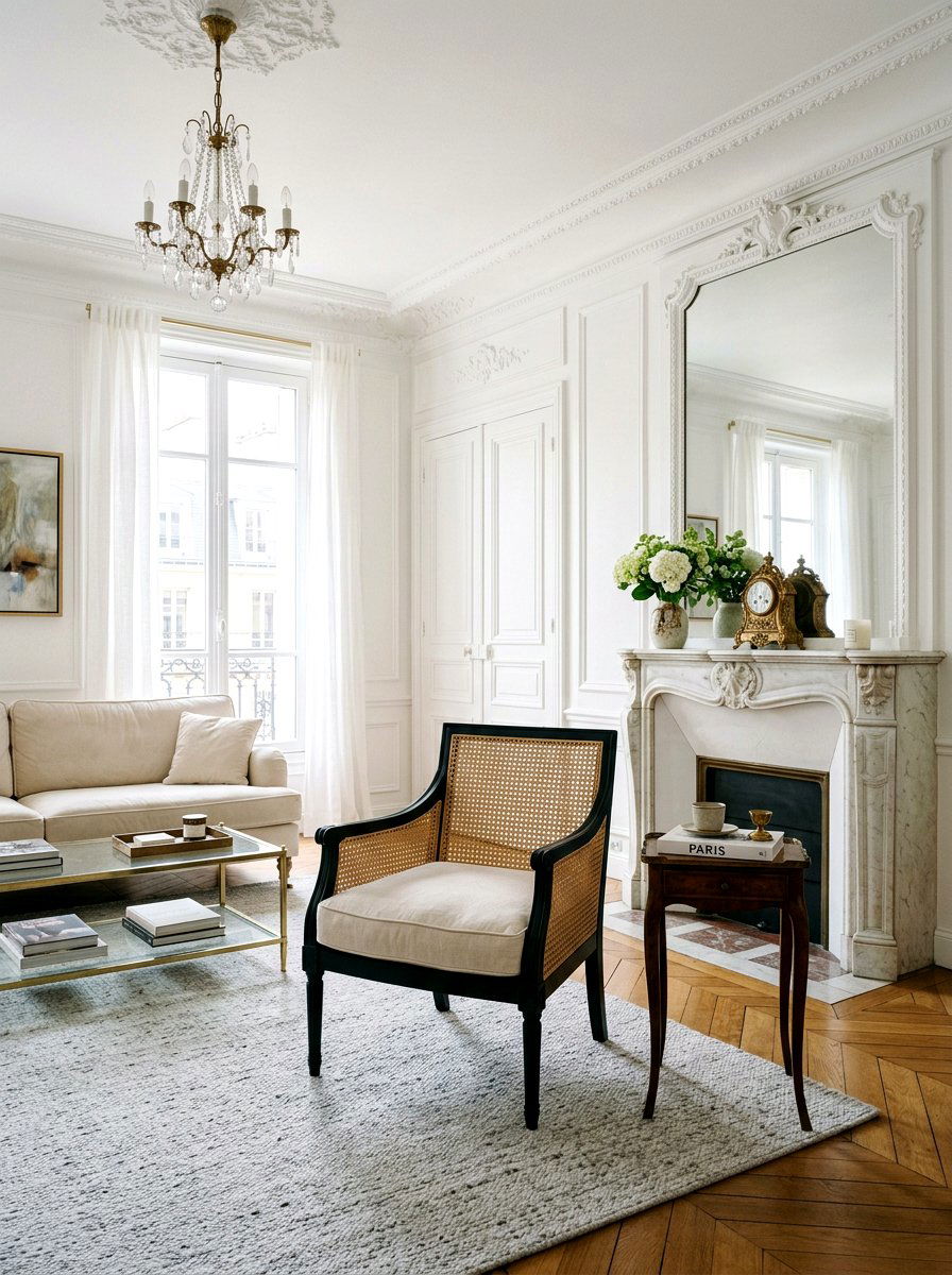 Cane Back Chair - 30 accent chair ideas