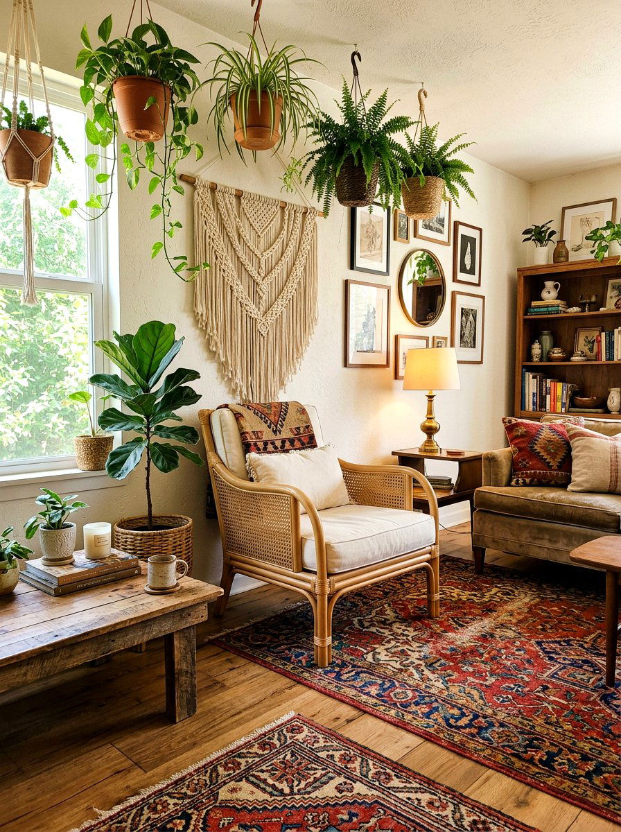 Cane accent chair - 30 statement armchair ideas