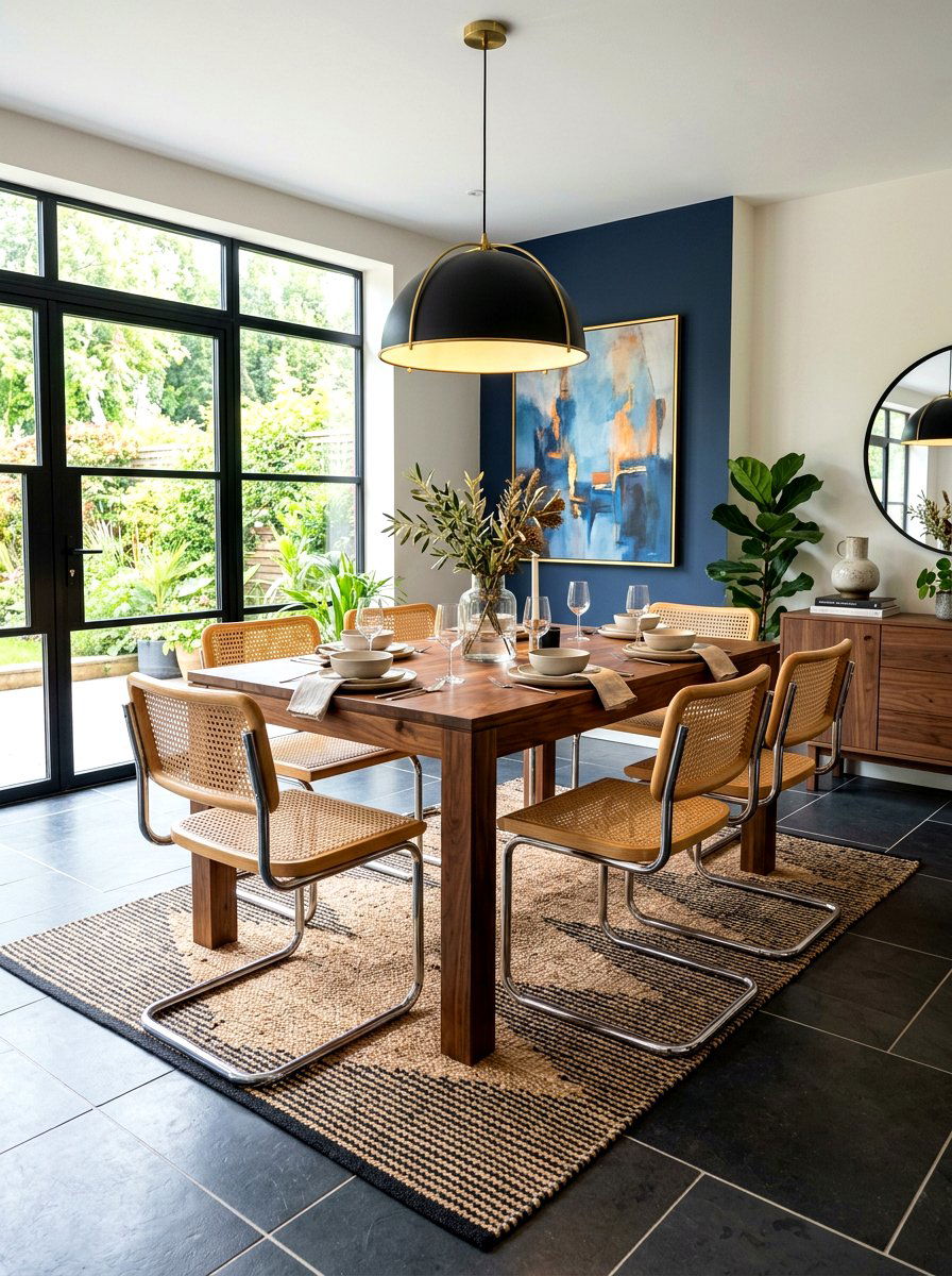 Cane dining chairs - 30 cane furniture ideas