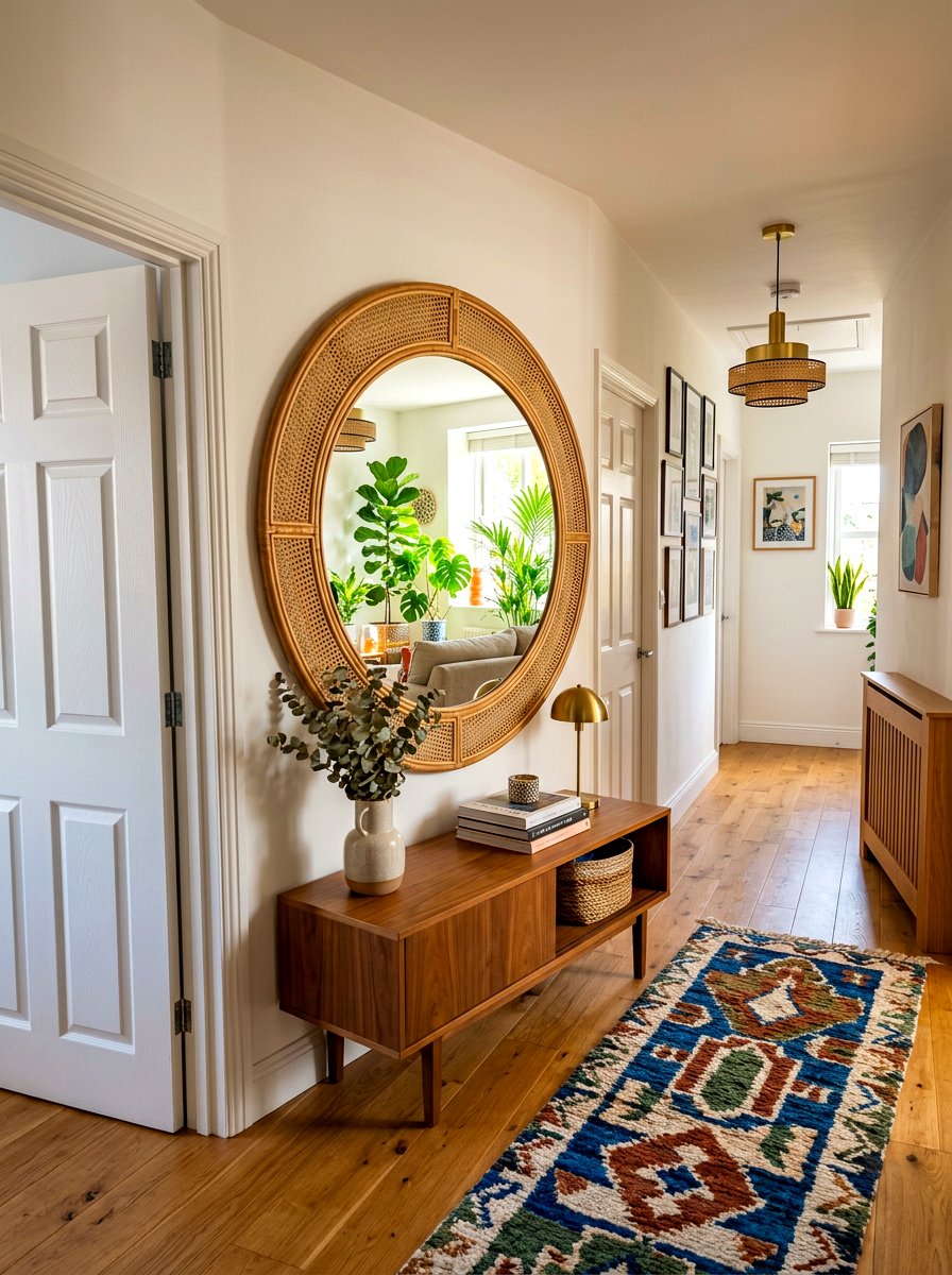 Cane mirror frame - 30 cane furniture ideas