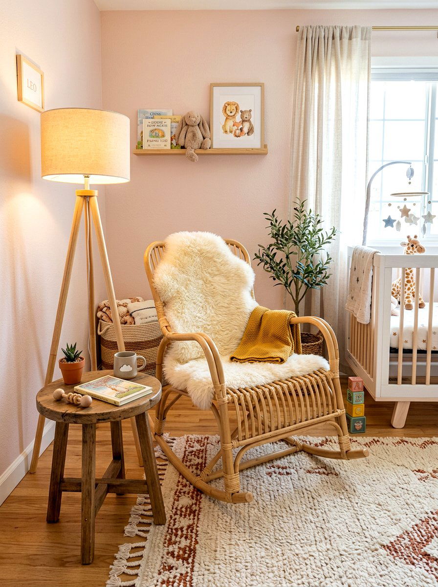 Cane rocking chair - 30 cane furniture ideas