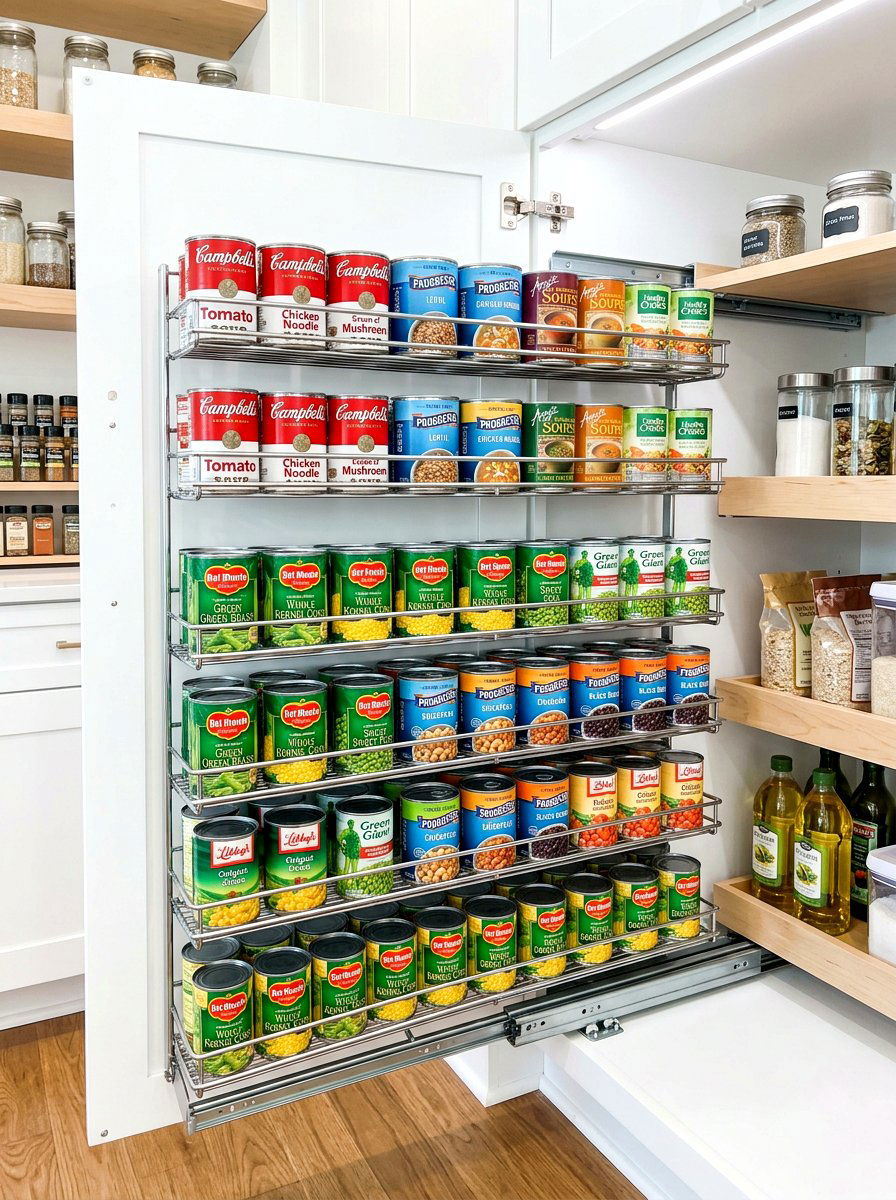 Canned Good Organizer - 30 pull out pantry ideas