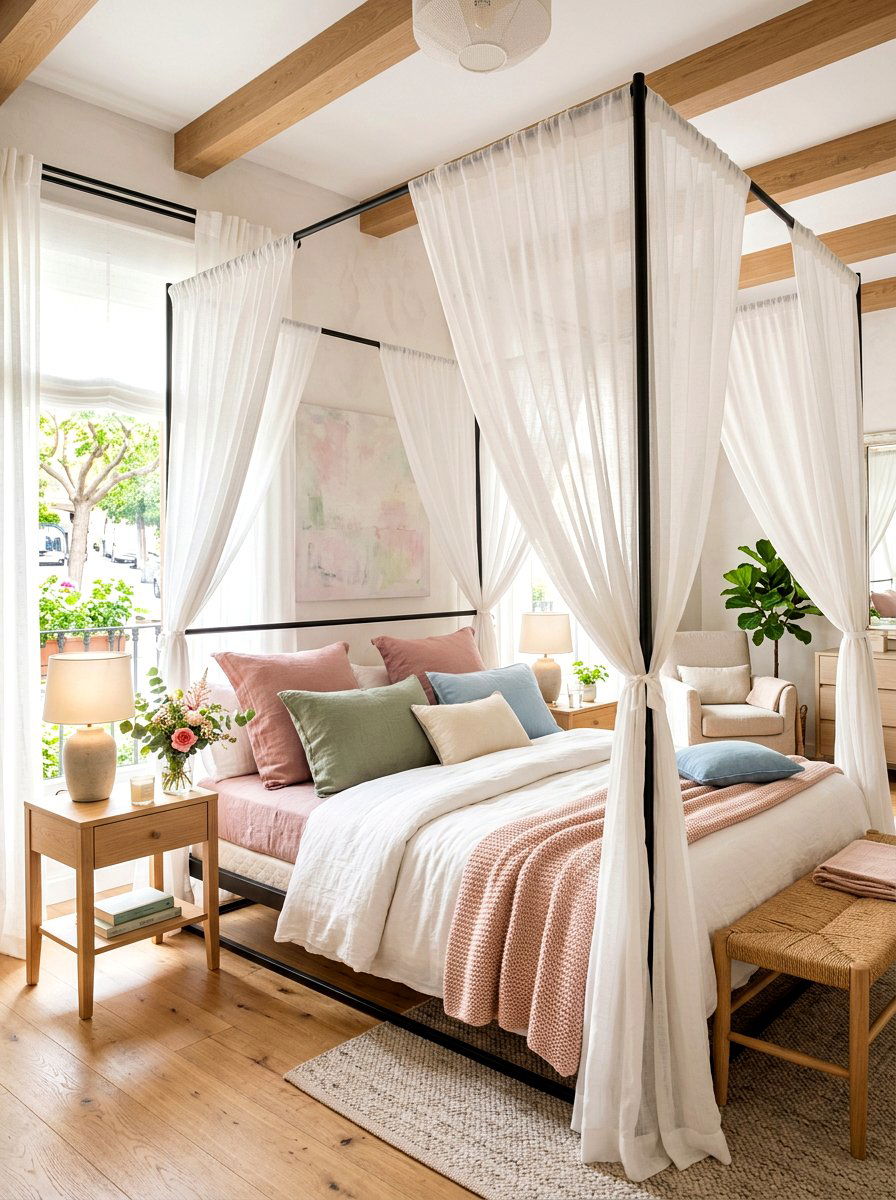 Canopy Bed - 30 spring bedroom refresh ideas