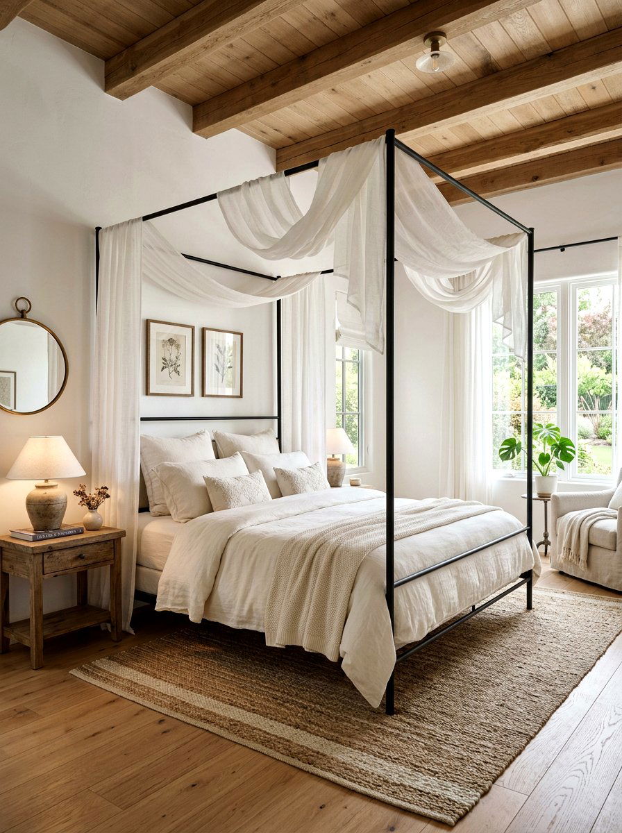 Canopy Bed Bedroom - 30 cute bedroom decor ideas