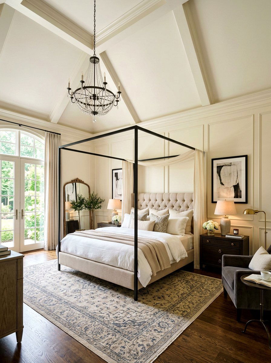 Canopy Upholstered Bed - 30 upholstered bed ideas