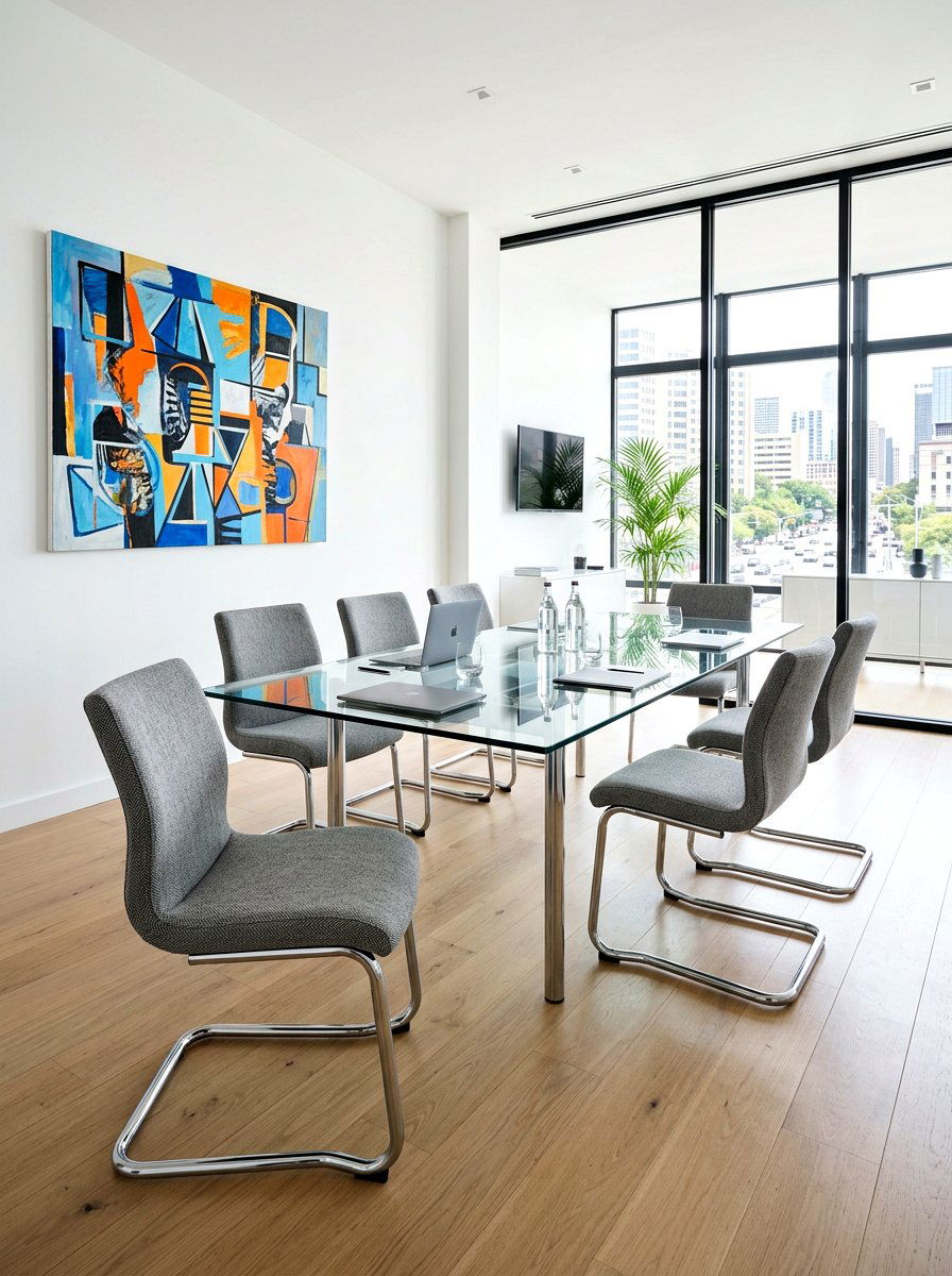 Cantilever Base Visitor Chair - 30 office guest chair ideas