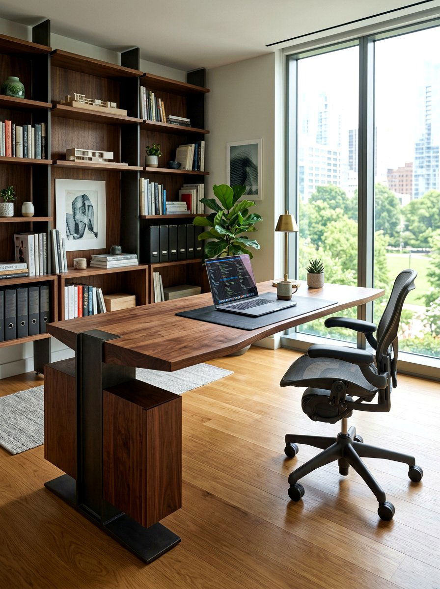 Cantilevered Desk - 30 sculptural furniture ideas