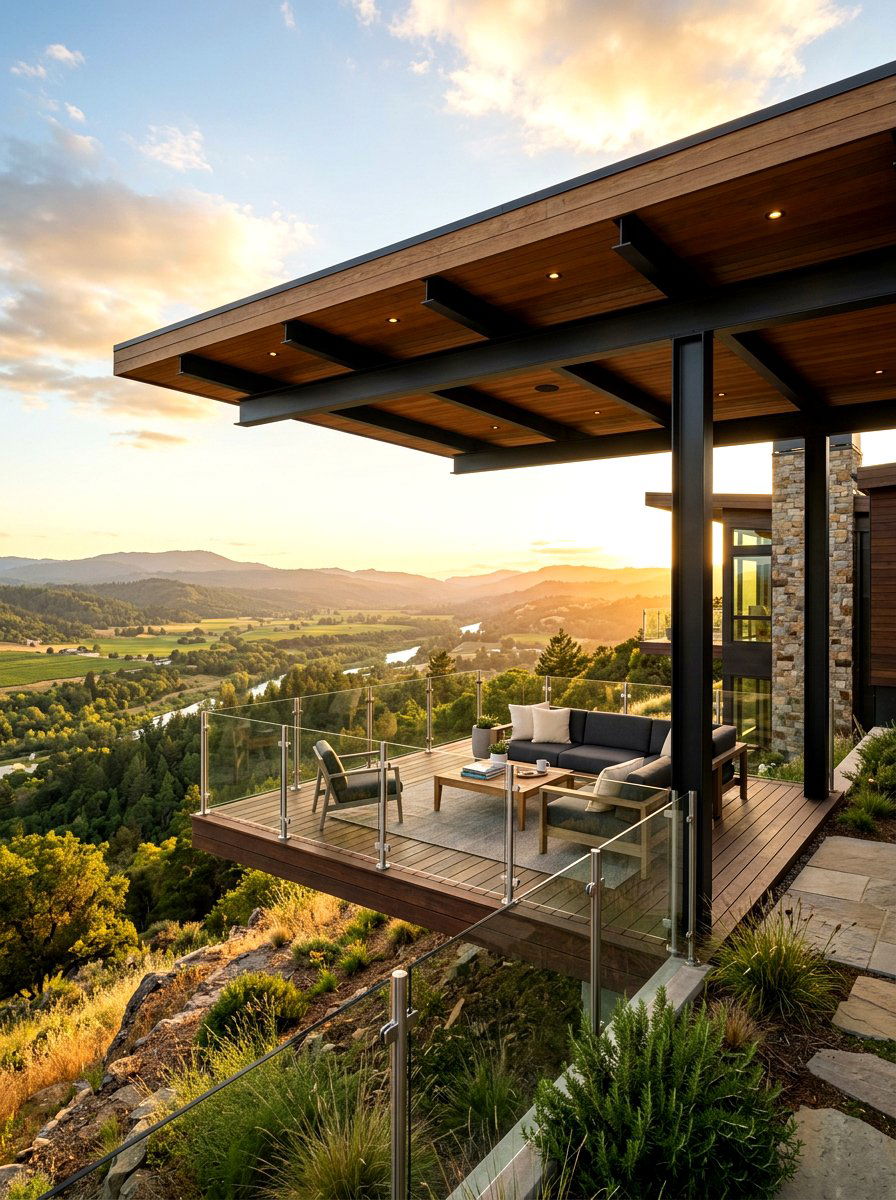 Cantilevered modern gazebo - 30 modern gazebo ideas