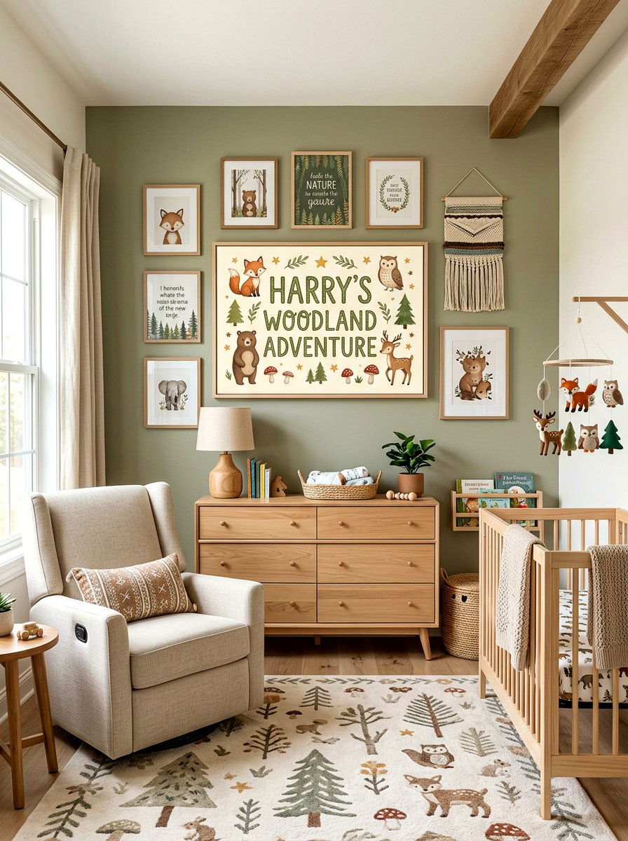 Canvas Name Art - 30 nursery name wall ideas