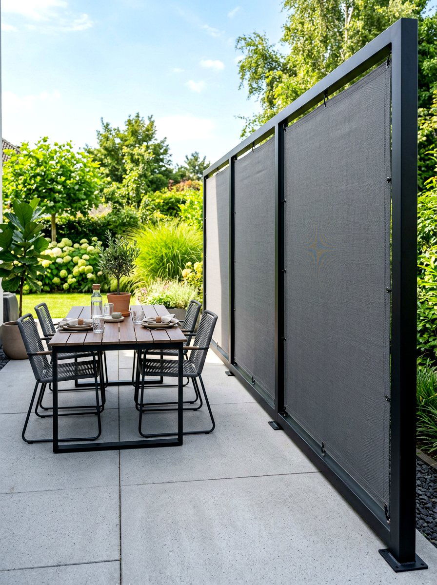 Canvas Panel Deck Privacy - 30 deck privacy ideas