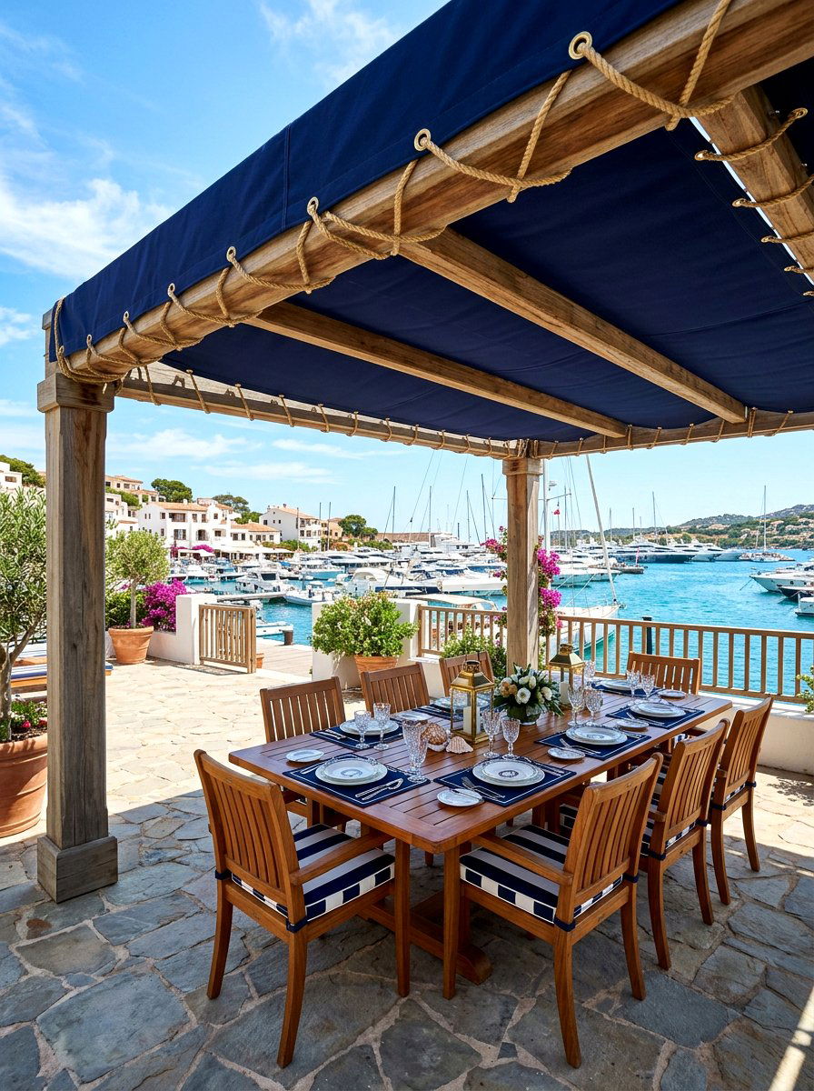 Canvas Pergola Top - 30 pergola shade ideas
