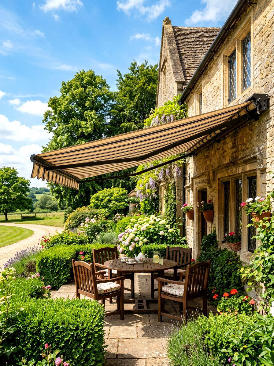 Canvas Retractable Awning - 30 retractable awning ideas