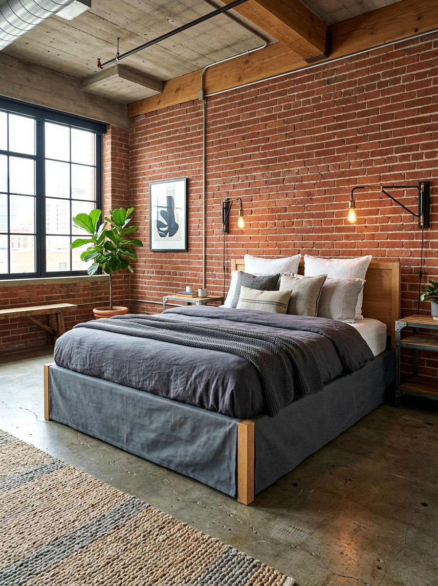 Canvas Skirted Bed - 30 skirted bed ideas