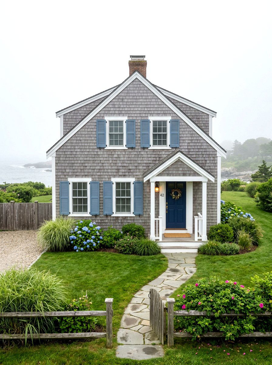 Cape Cod Blue Shutters - 30 exterior shutters ideas