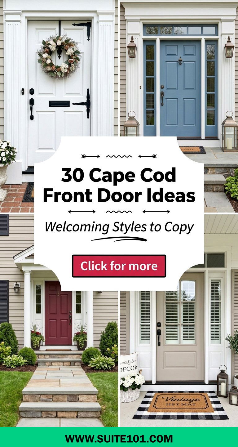 Cape Cod Front Door Ideas 30 Welcoming Styles to Copy Now - Cape Cod Front Door Ideas: 30 Welcoming Styles to Copy Now