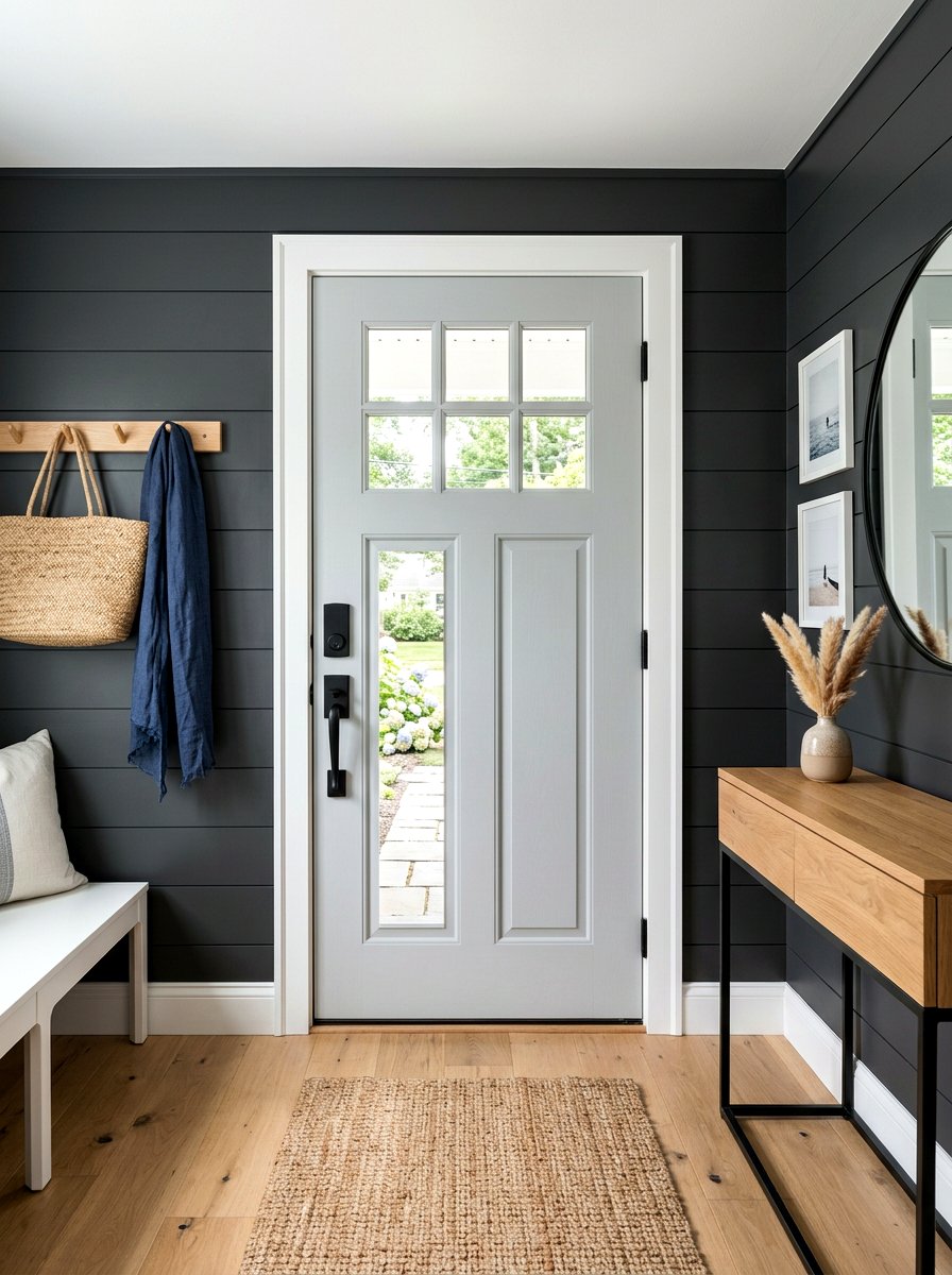 Cape Cod Front Door With Black Hardware - 30 Cape Cod front door ideas