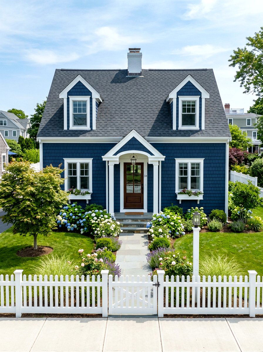 Cape Cod House Transformation - 30 front facade makeover ideas aesthetic