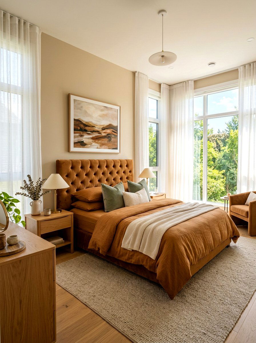 Caramel Bedroom - 30 caramel decor ideas