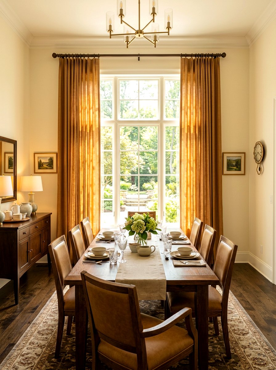 Caramel Curtain - 30 caramel decor ideas
