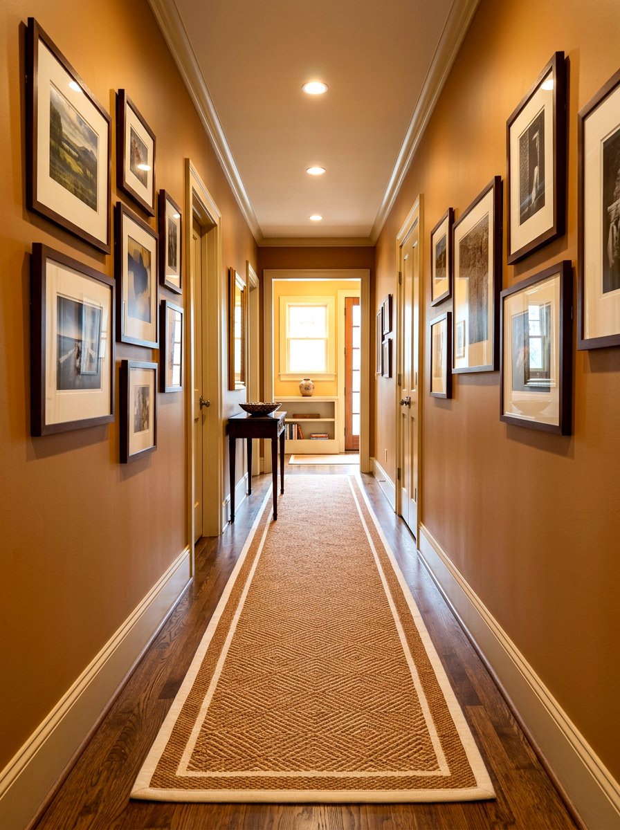 Caramel Hallway - 30 caramel decor ideas