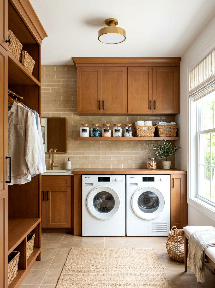 Caramel Laundry Room - 30 caramel decor ideas