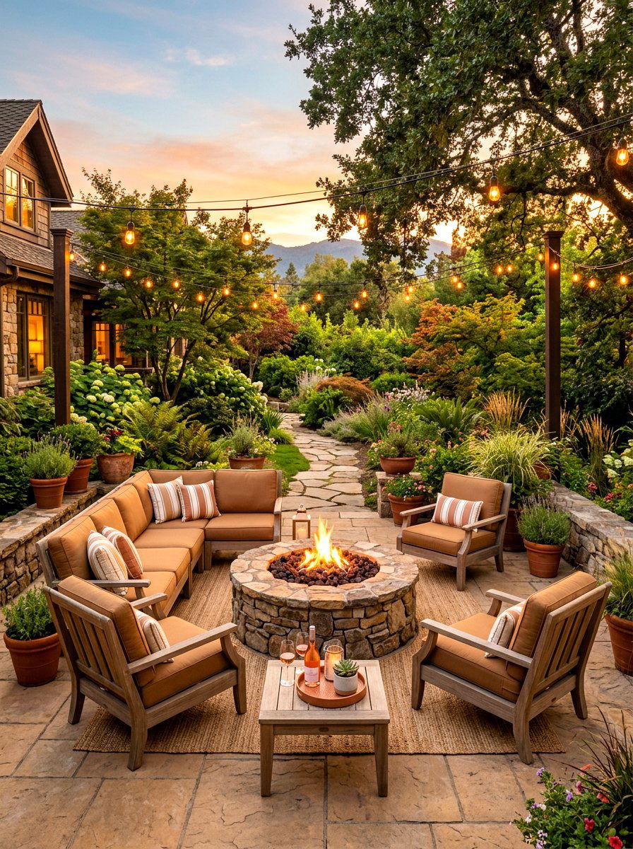 Caramel Outdoor Patio - 30 caramel decor ideas