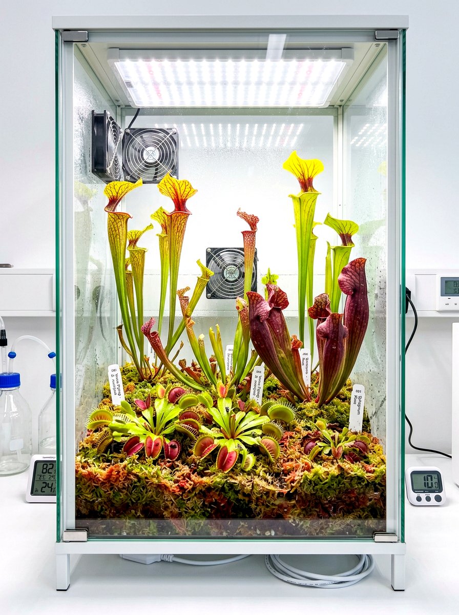 Carnivorous Plant Greenhouse Cabinet - 30 indoor greenhouse cabinet ideas