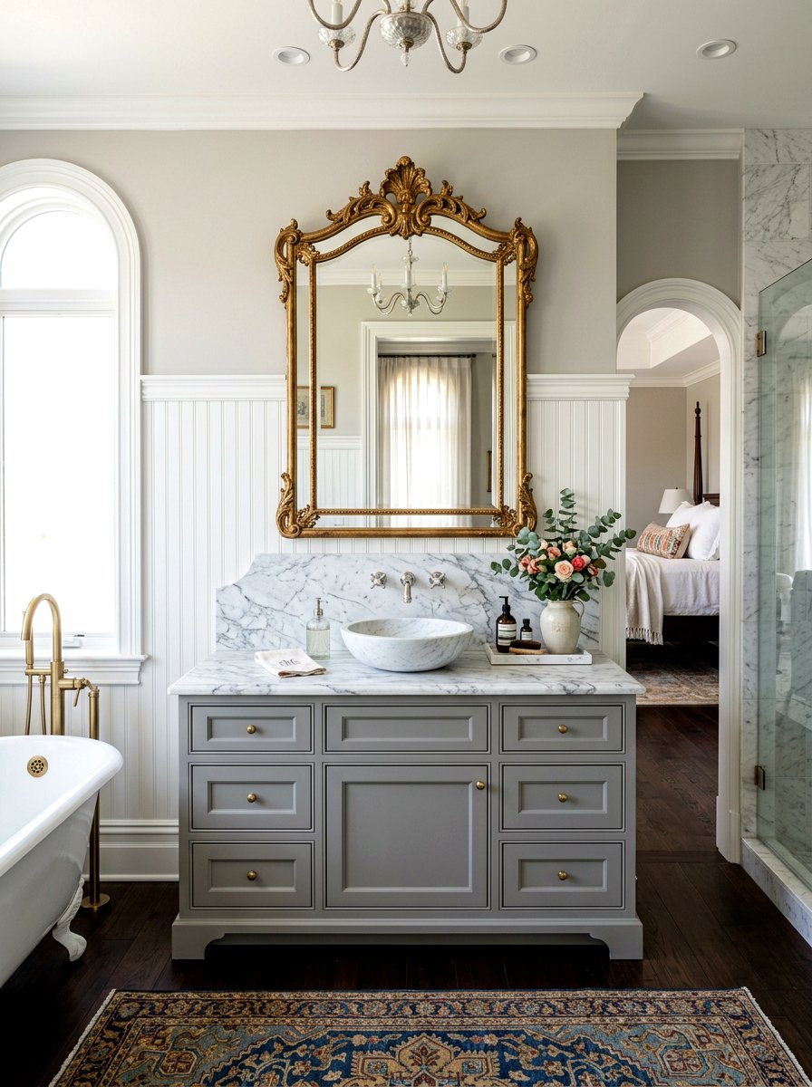Carrara marble vessel sink - 30 stone vessel sink ideas