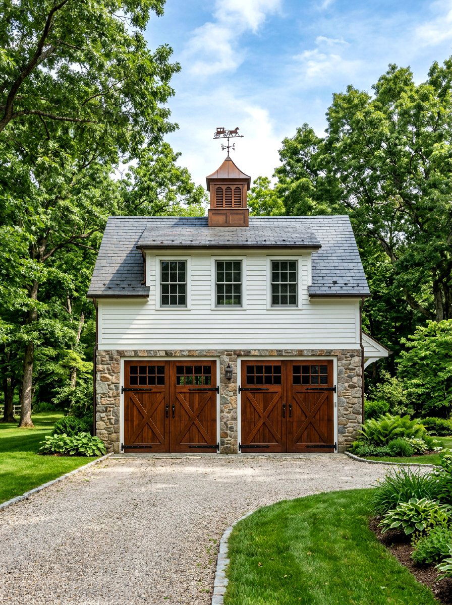 Carriage House Garage - 30 detached garage exterior ideas