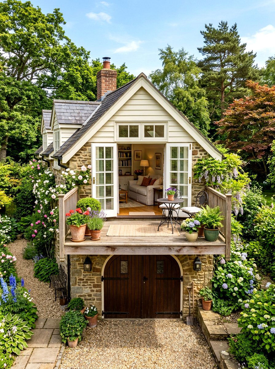 Carriage House With Balcony - 30 carriage house ideas