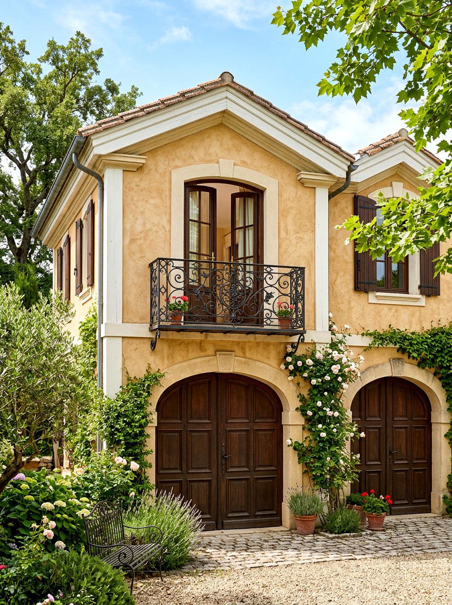 Carriage House With Juliette Balcony - 30 carriage house exterior ideas aesthetic