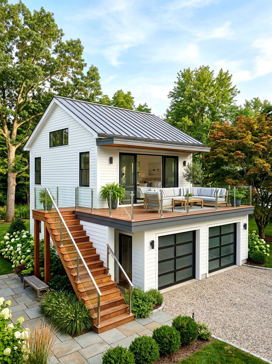 Carriage House With Upper Deck - 30 carriage house exterior ideas aesthetic