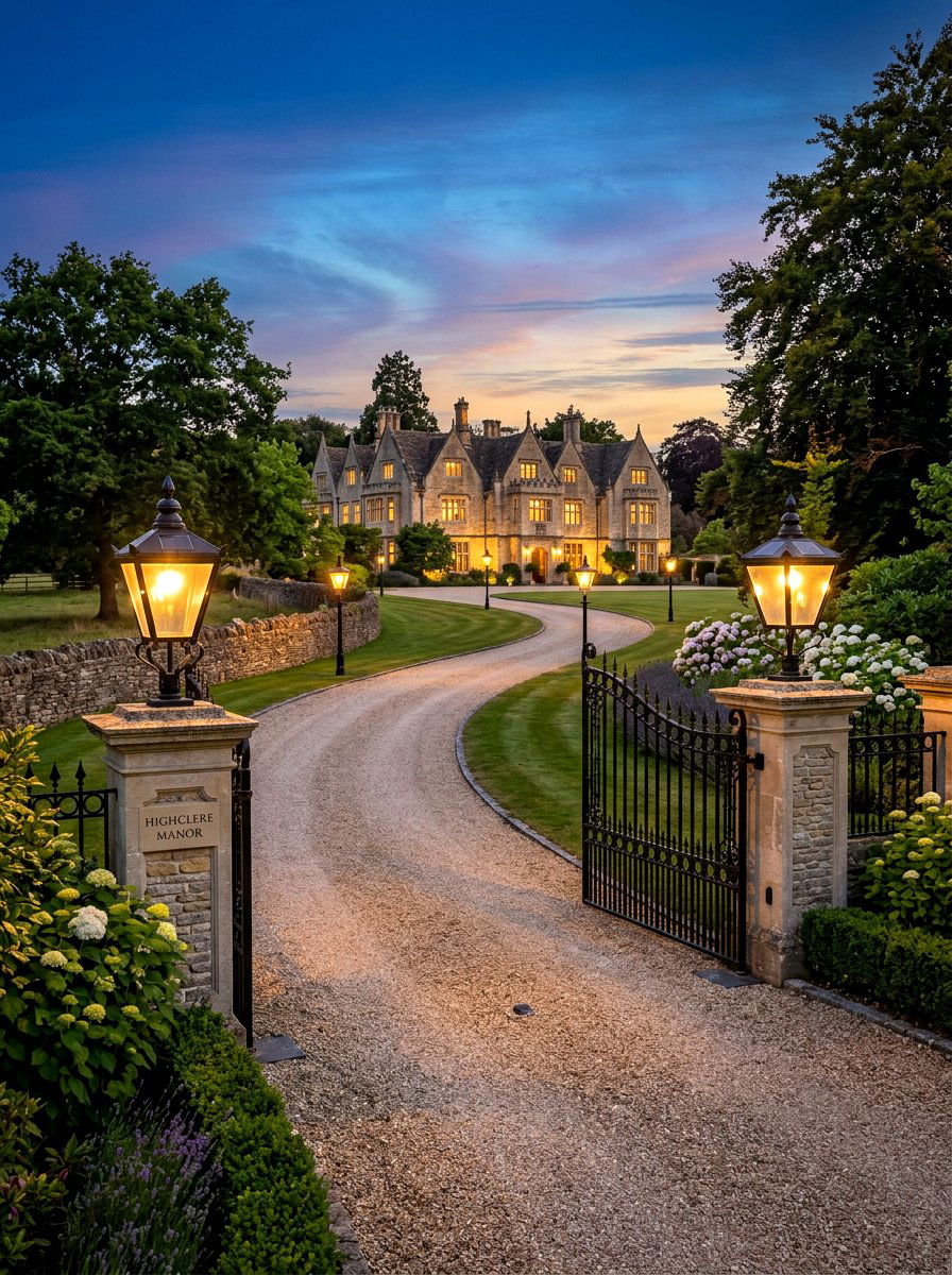 Carriage Style Solar Lanterns - 30 solar path lantern ideas