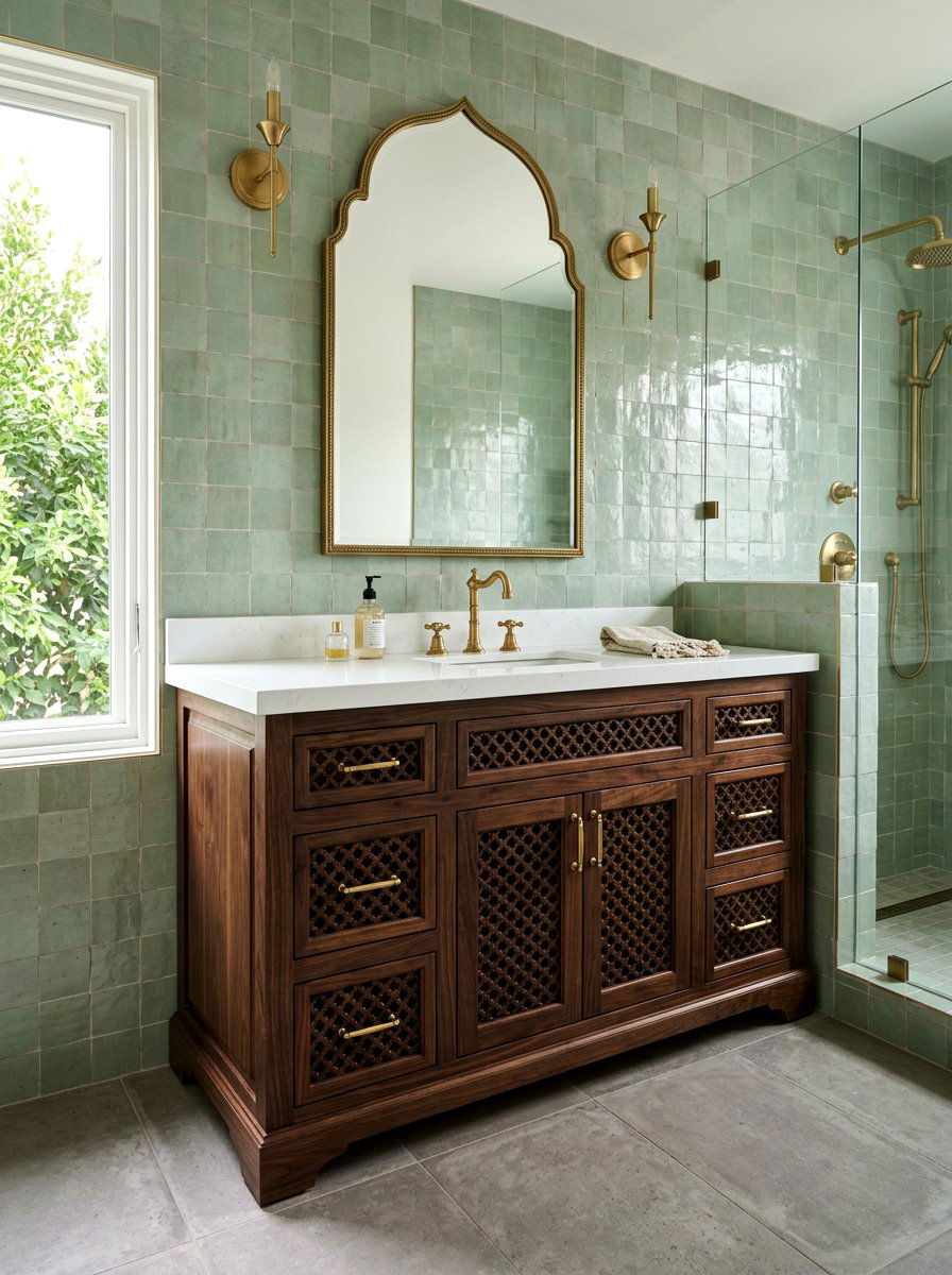 30 Moroccan Bathroom Ideas for Luxurious Tile and Mood
