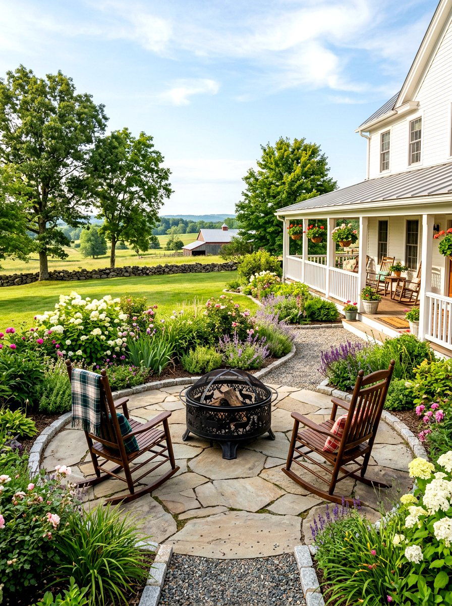 Cast Iron Fire Pit - 30 rustic fire pit ideas