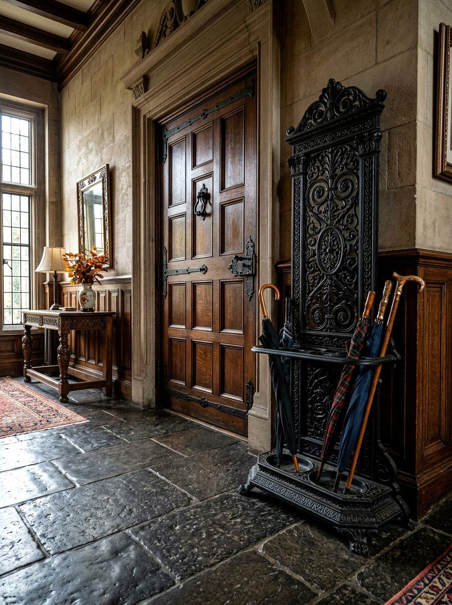 Cast Iron Umbrella Base - 30 umbrella stand ideas