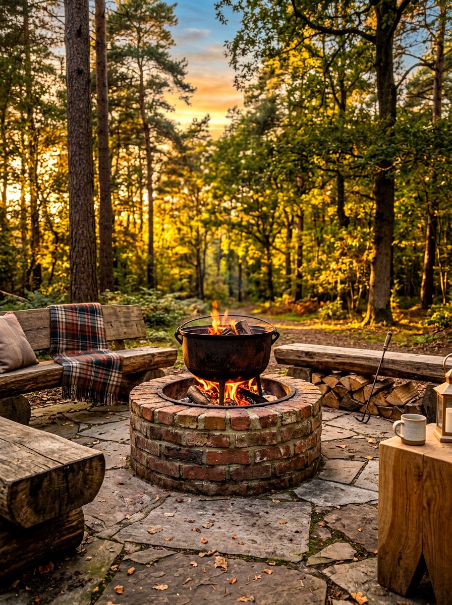 Cast iron fire pit - 30 diy style fire pit ideas