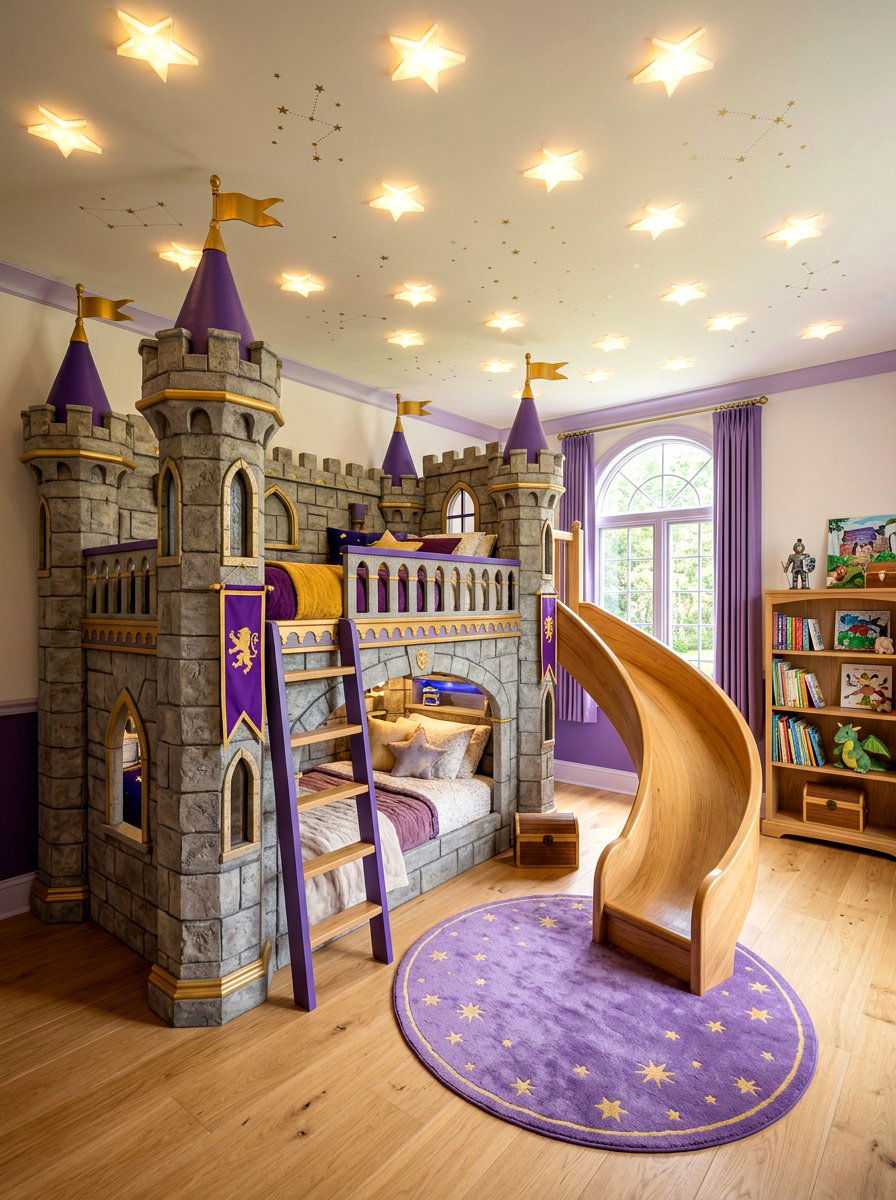 Castle Bunk Bed - 30 bunk room ideas