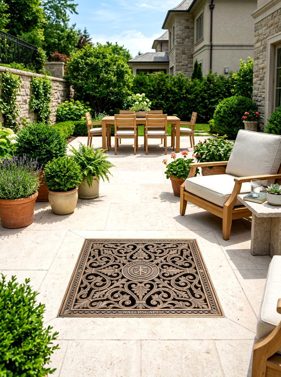Catch Basin - 30 drainage landscaping ideas